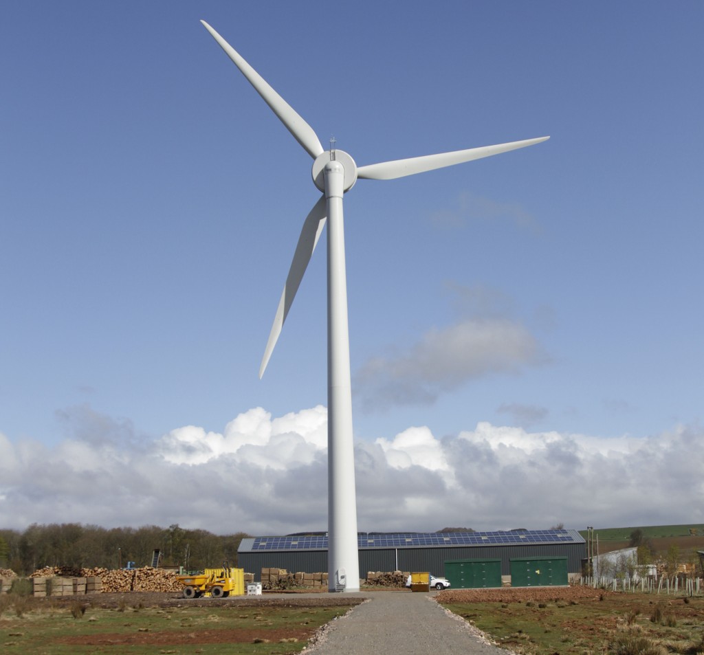 Photo of Fordoun wind turbine