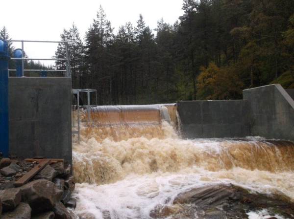 Photograph of Carie Hydroelectric Scheme